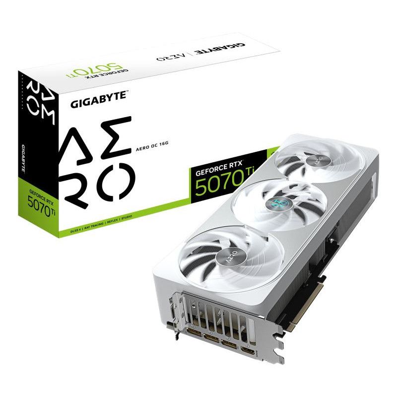 GIGABYTE GeForce RTX 5070 Ti AERO OC 16G Carte Graphique · Cartes graphiques · Informat Systems Strasbourg