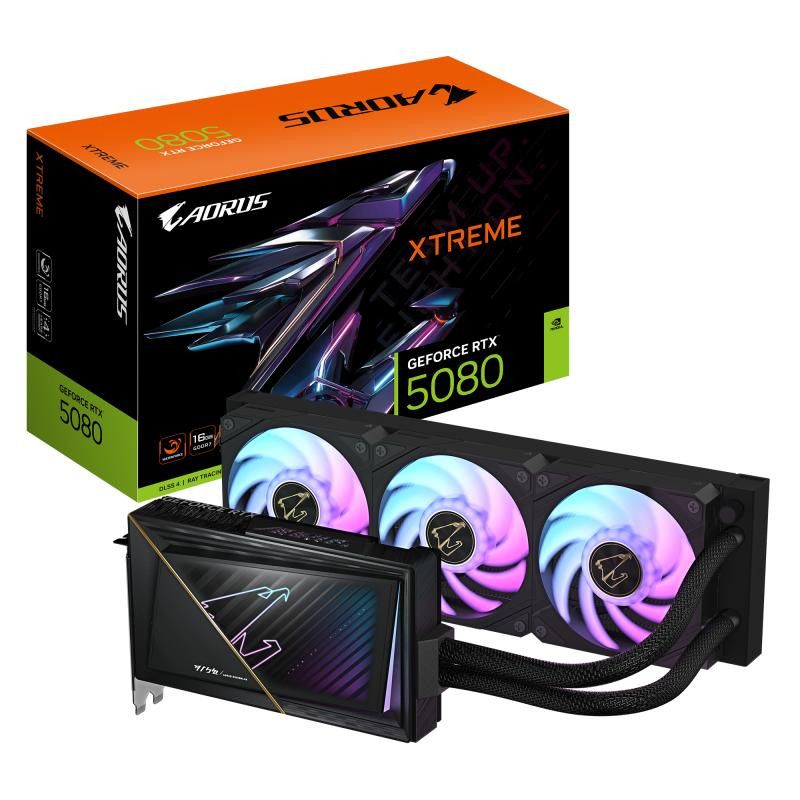 GIGABYTE AORUS GeForce RTX 5080 XTREME WATERFORCE 16G Carte Graphique · Cartes graphiques · Informat Systems Strasbourg