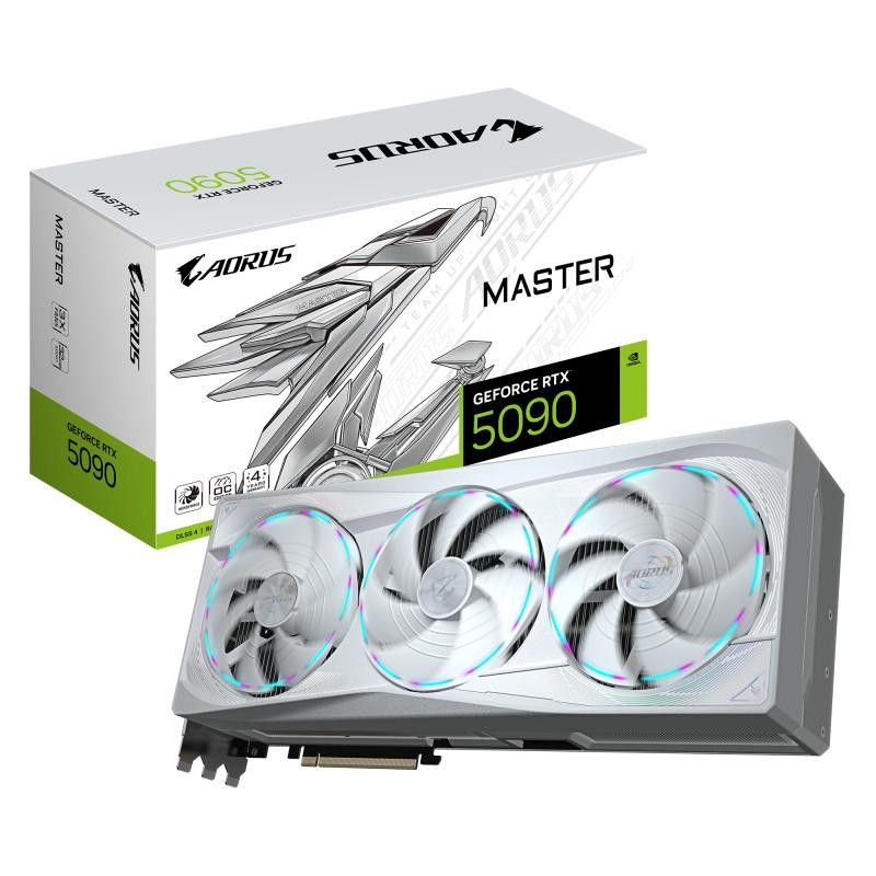 GIGABYTE AORUS GeForce RTX 5090 MASTER ICE 32G Carte Graphique · Cartes graphiques · Informat Systems Strasbourg