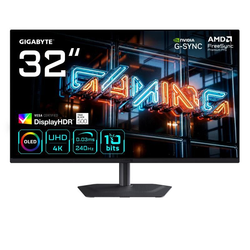 GIGABYTE MO32U24 Moniteur Gaming OLED 32" 4K UHD · Informat Systems Strasbourg