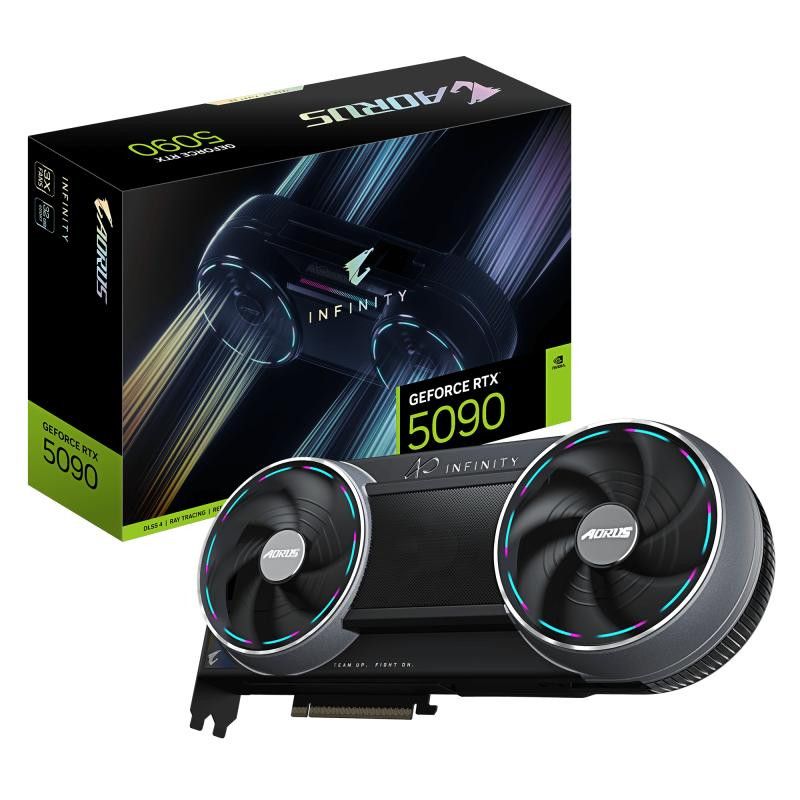 GIGABYTE AORUS GeForce RTX 5090 INFINITY 32G Carte Graphique · Cartes graphiques · Informat Systems Strasbourg