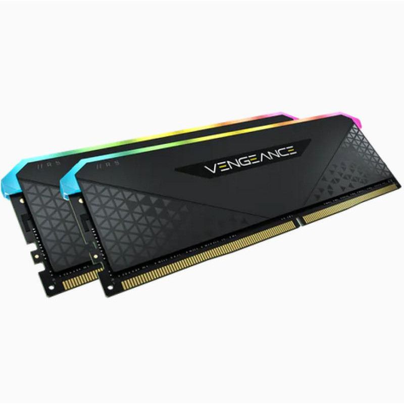 CORSAIR Vengeance RGB RS 32G (2x16G) DDR4 3200MHz Noir · Mémoires PC · Informat Systems Strasbourg