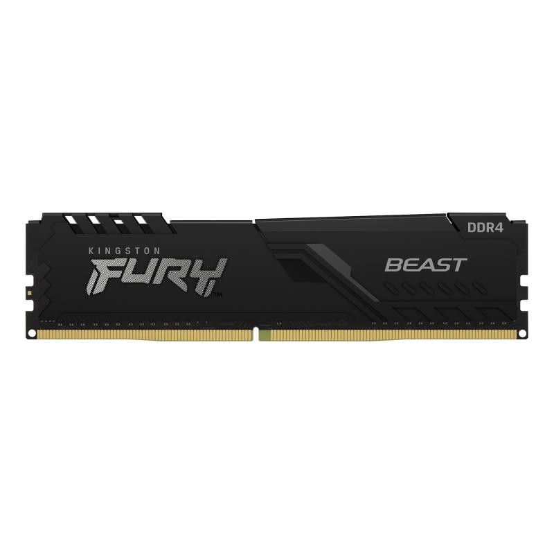 KINGSTON 8G (1x8G) D4 3200Mhz FURY Beast Black · Mémoires PC · Informat Systems Strasbourg (image 2)