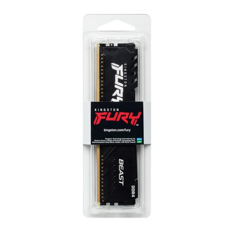KINGSTON 8G (1x8G) D4 3200Mhz FURY Beast Black · Mémoires PC · Informat Systems Strasbourg (image 6)