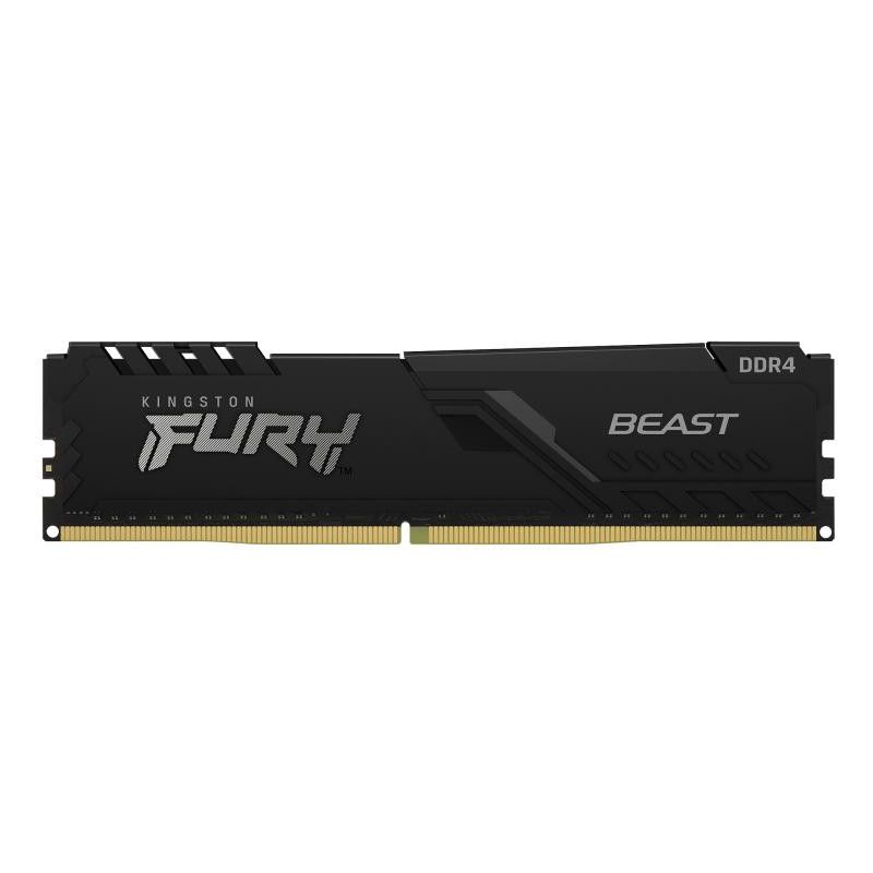 KINGSTON 16G (1x16G) D4 3600Mhz FURY Beast Black · Mémoires PC · Informat Systems Strasbourg
