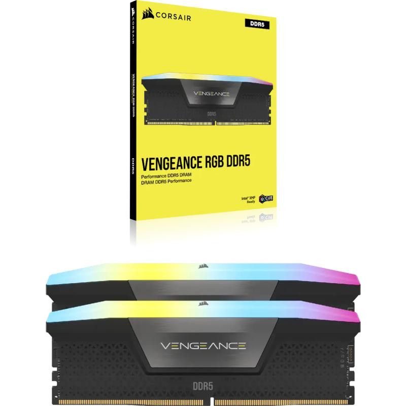 Corsair Vengeance RGB module de mémoire 32 Go 2 x 16 Go DDR5 288-pin DIMM · Mémoires PC · Informat Systems Strasbourg (image 4)