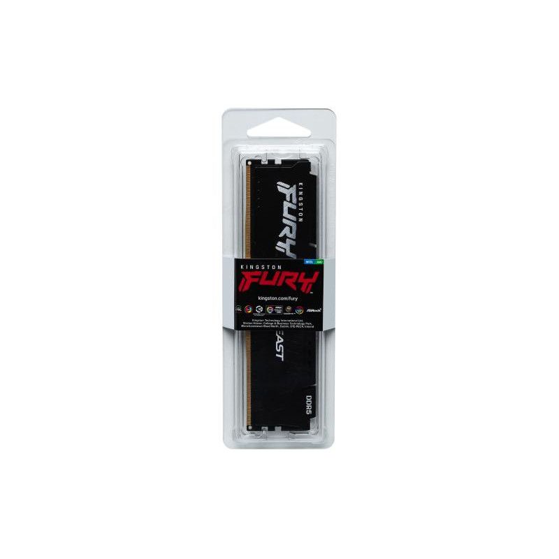 KINGSTON 16G (1x16G) D5 5200Mhz FURY BEAST BLACK XMP · Mémoires PC · Informat Systems Strasbourg (image 5)