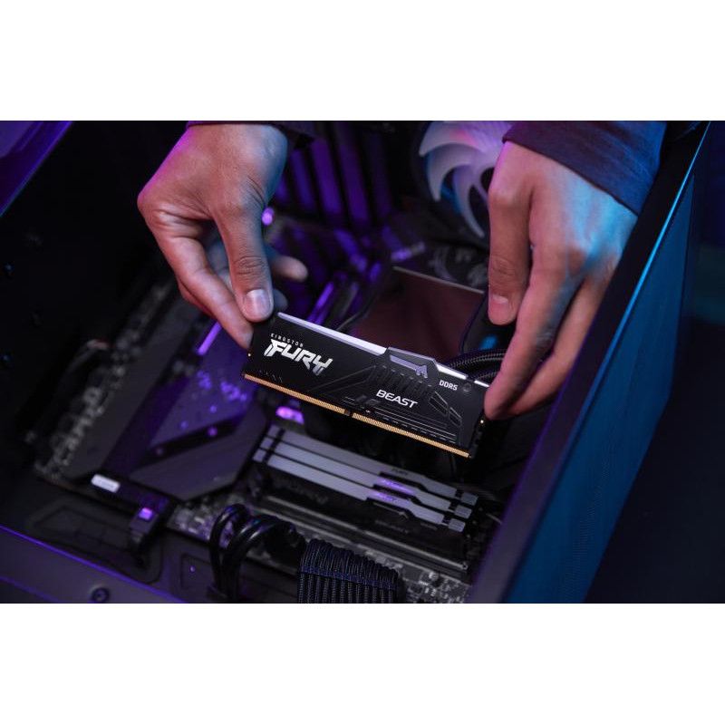 KINGSTON 64G (2x32G) D5 5600Mhz FURY BEAST RBG XMP · Mémoires PC · Informat Systems Strasbourg (image 13)