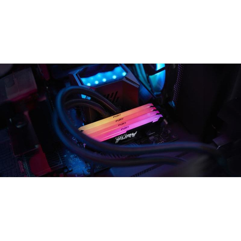 KINGSTON 8G (1x8G) D4 3200Mhz FURY Beast Rgb*KF432C16BB2A/8 · Mémoires PC · Informat Systems Strasbourg (image 4)