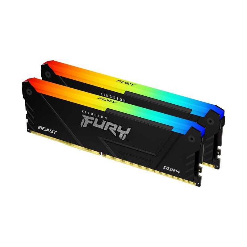 Kingston Technology FURY Beast 16GB 3600MT/s DDR4 CL17 DIMM (Kits de 2) RGB · Mémoires PC · Informat Systems Strasbourg