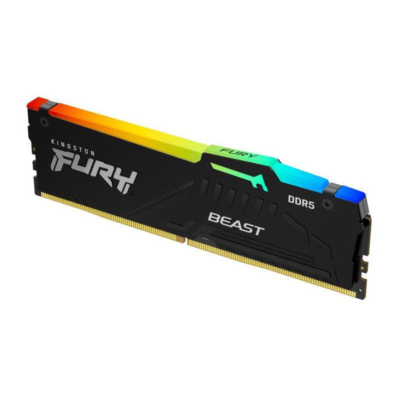 Kingston Technology FURY Beast 16GB 6400MT/s DDR5 CL32 DIMM RGB EXPO · Mémoires PC · Informat Systems Strasbourg