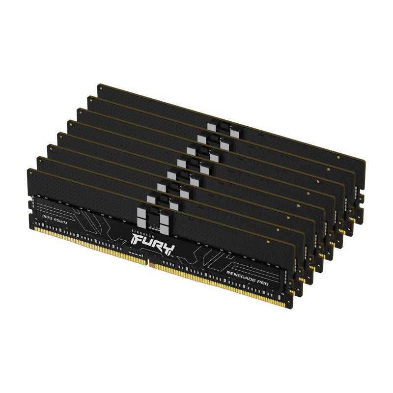 Kingston Technology FURY 256 Go 5600 MT/s DDR5 ECC Reg CL28 DIMM (kit de 8) Renegade Pro EXPO · Mémoires PC · Informat Sys...