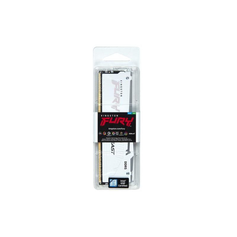 Kingston Technology FURY Beast 16GB 6000MT/s DDR5 CL36 DIMM White RGB EXPO · Mémoires PC · Informat Systems Strasbourg (image 4)