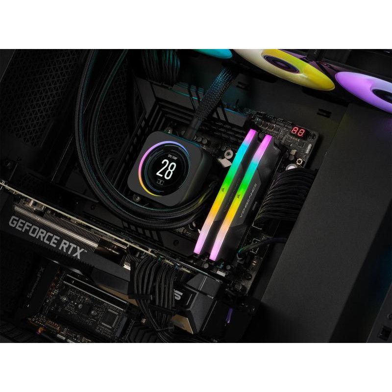 Corsair Vengeance RGB CMH32GX5M2B6000C38 module de mémoire 32 Go 2 x 16 Go DDR5 288-pin DIMM · Mémoires PC · Informat Syst... (image 5)