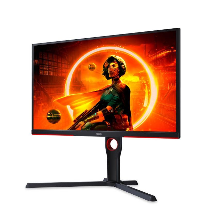 AOC G3 25G3ZM/BK écran plat de PC 62,2 cm (24.5") 1920 x 1080 pixels Full HD Noir, Rouge · Moniteur · Informat Systems Str... (image 4)