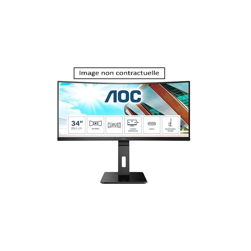 AOC CU34P2C reconditionne · Moniteur · Informat Systems Strasbourg