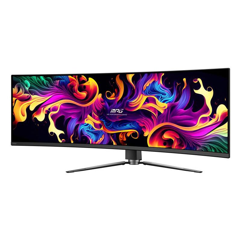MSI MPG 491CQP QD-OLED écran plat de PC 124,5 cm (49") 5120 x 1440 pixels Dual WQHD Noir · Moniteur · Informat Systems Str...