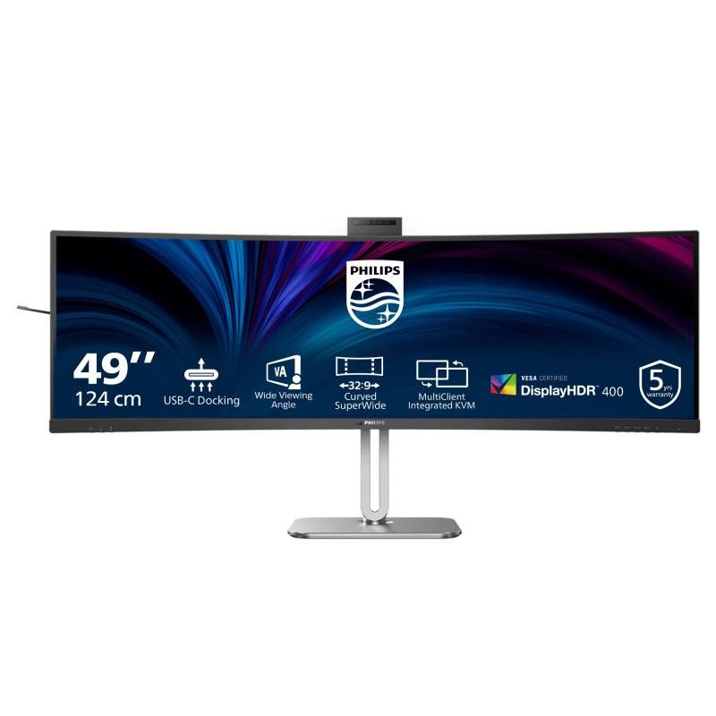 Philips 5000 series 49B2U5900CH/00 écran plat de PC 124 cm (48.8") 5120 x 1440 pixels Dual QHD LCD Noir · Moniteur · Infor...
