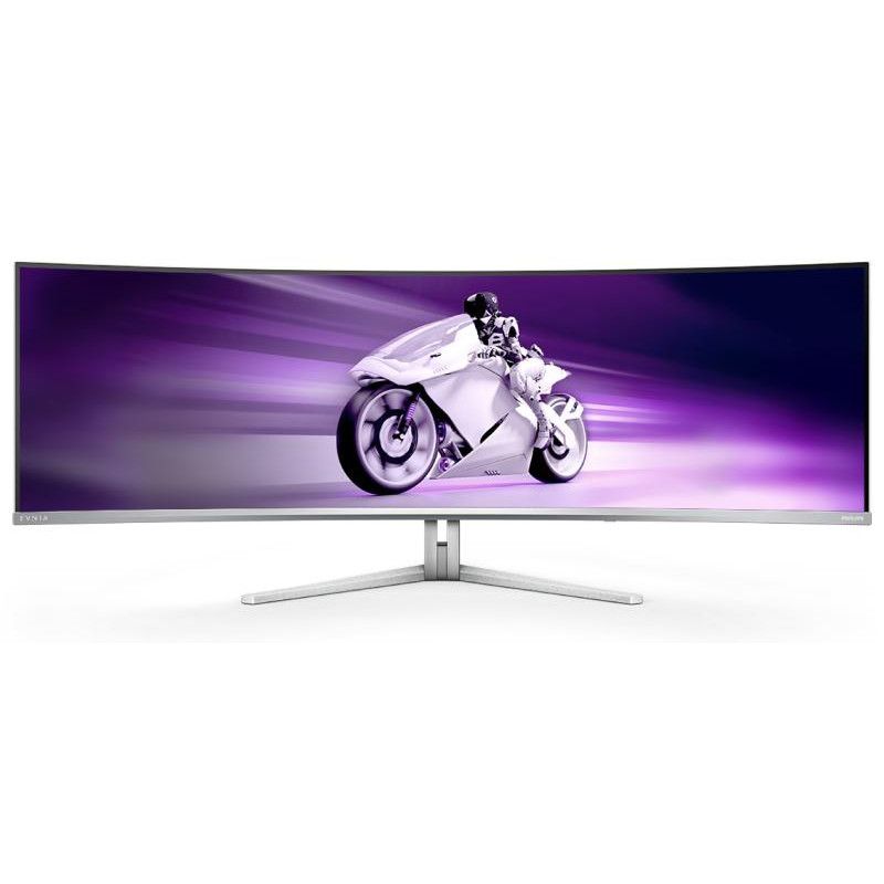 Philips Evnia 8000 49M2C8900/00 écran plat de PC 124,2 cm (48.9") 5120 x 1440 pixels Dual QHD QD-OLED Blanc · Moniteur · I... (image 2)