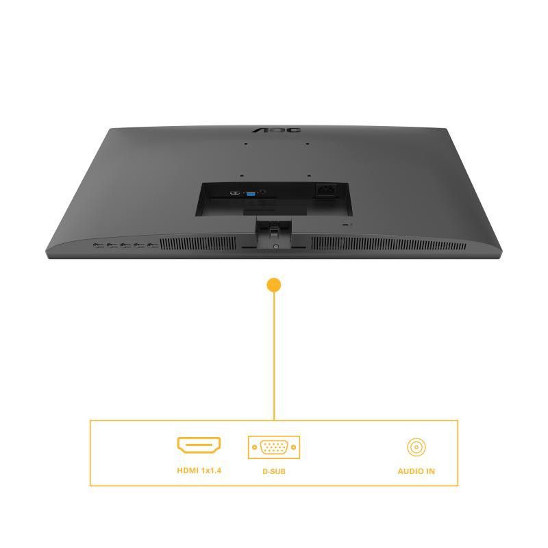 AOC 24B3HA2 écran plat de PC 60,5 cm (23.8") 1920 x 1080 pixels Full HD LED Noir · Moniteur · Informat Systems Strasbourg (image 3)