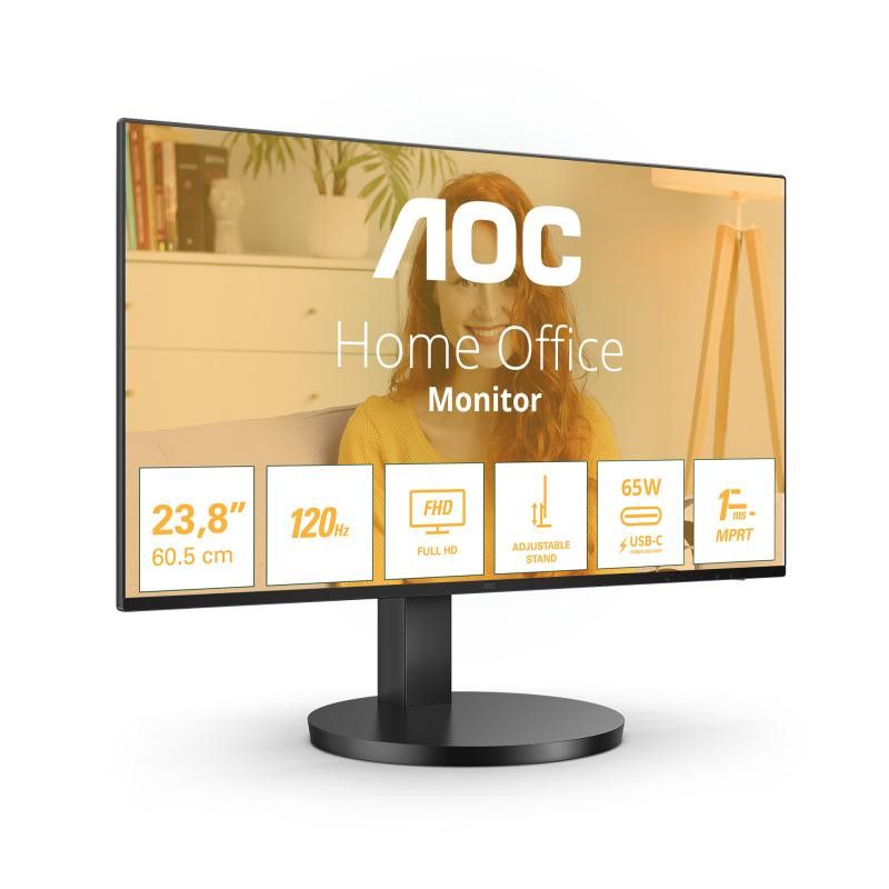 AOC B3 Q27B3CF2/23 écran plat de PC 68,6 cm (27") 2560 x 1440 pixels Quad HD Noir · Moniteur · Informat Systems Strasbourg (image 2)