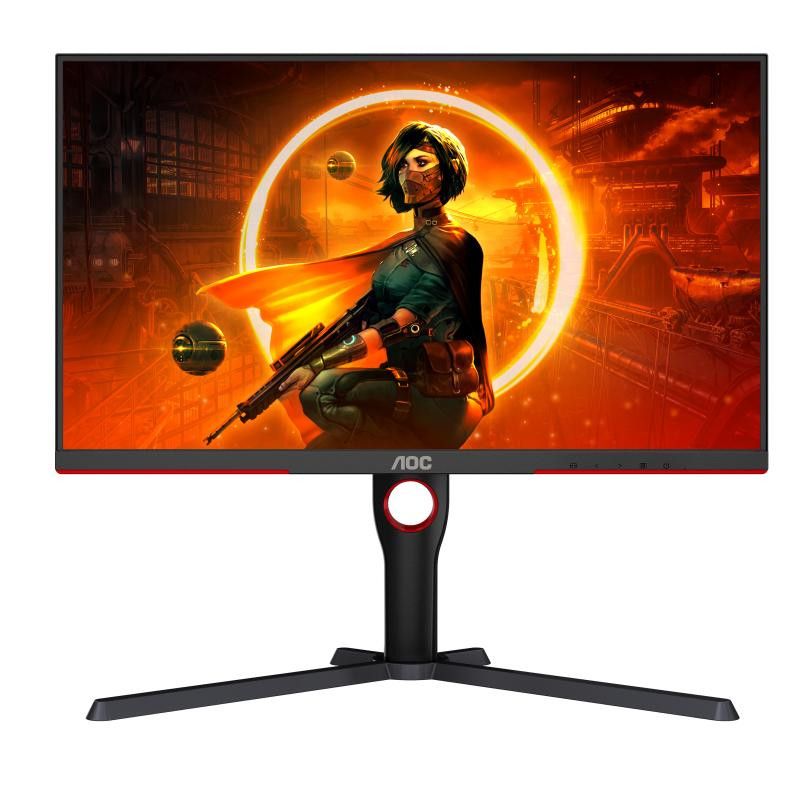 AOC G3 Q27G3XMN/BK écran plat de PC 68,6 cm (27") 2560 x 1440 pixels 2K Ultra HD LED Noir, Rouge · Moniteur · Informat Sys... (image 2)