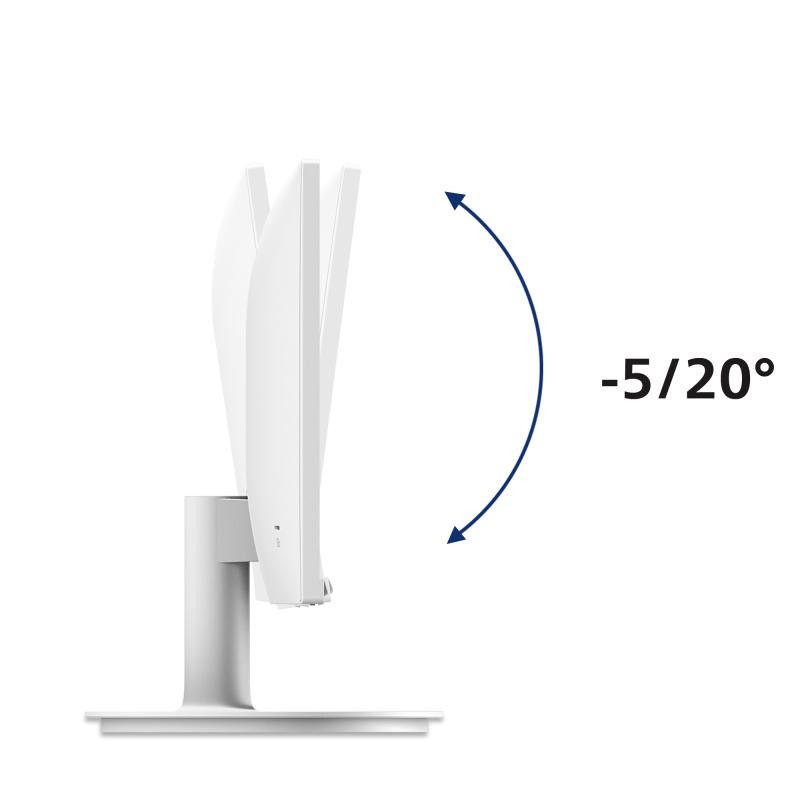 Philips V Line 241V8AW/00 écran — Full HD, 75 Hz, Blanc · Moniteur · Informat Systems Strasbourg (image 3)