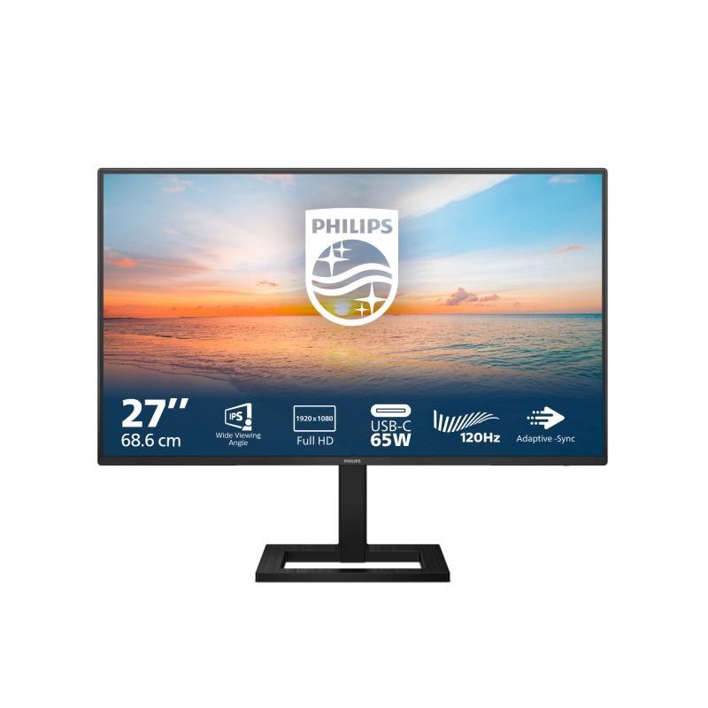 Philips 1000 series 27E1N1300AE/00 écran — Full HD, 100 Hz, Noir · Moniteur · Informat Systems Strasbourg