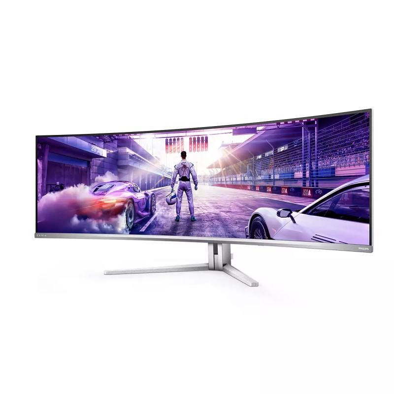 Philips Evnia 8000 49M2C8900L/00 écran plat de PC 124,2 cm (48.9") 5120 x 1440 pixels Dual QHD QD-OLED Blanc · Moniteur · ... (image 13)