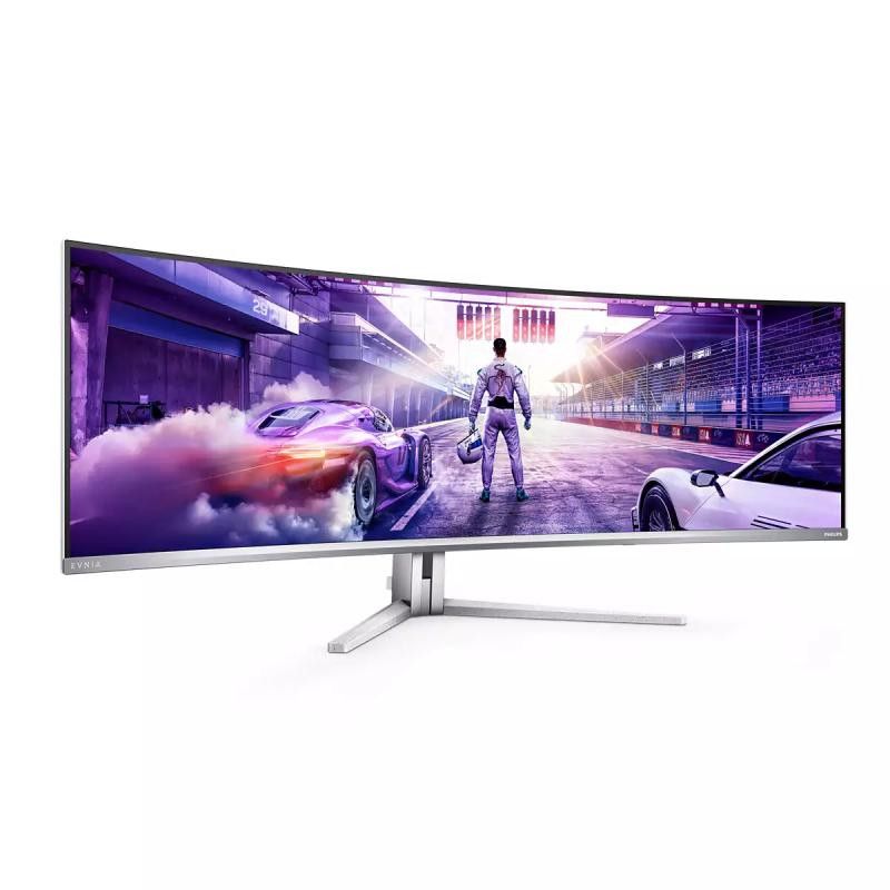 Philips Evnia 8000 49M2C8900L/00 écran plat de PC 124,2 cm (48.9") 5120 x 1440 pixels Dual QHD QD-OLED Blanc · Moniteur · ... (image 16)