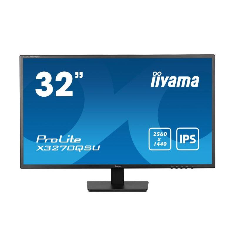 iiyama ProLite X3270QSU-B1 écran plat de PC 80 cm (31.5") 2560 x 1440 pixels Wide Quad HD LED Noir · Moniteur · Informat S... (image 2)