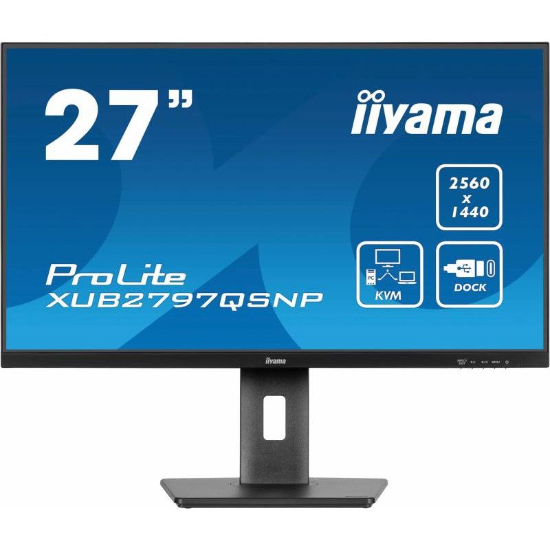 iiyama ProLite XUB2797QSNP-B1 écran plat de PC 68,6 cm (27") 2560 x 1440 pixels Quad HD LED Noir · Moniteur · Informat Sys... (image 2)