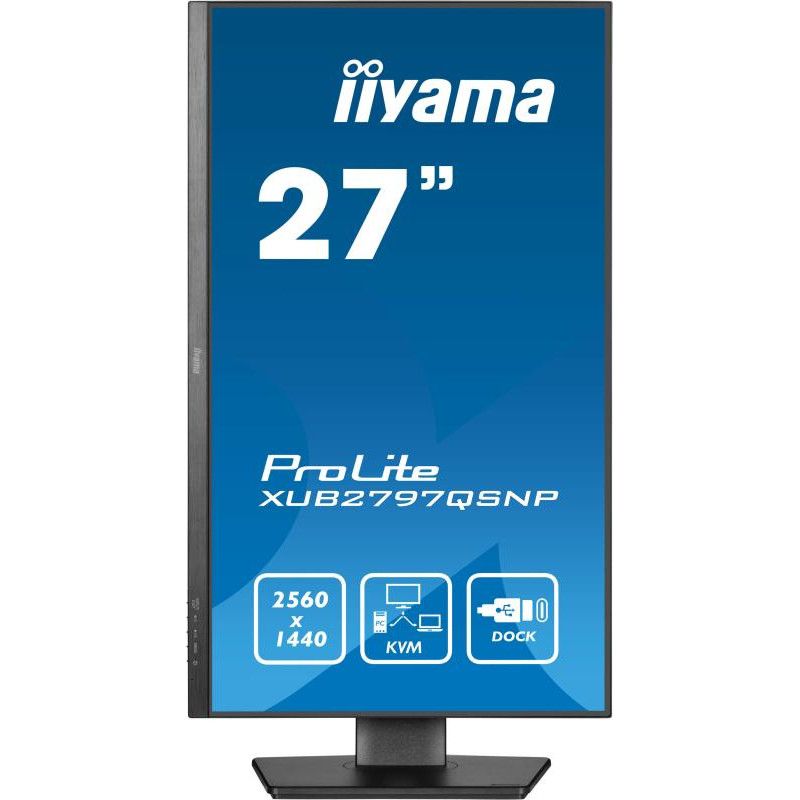iiyama ProLite XUB2797QSNP-B1 écran plat de PC 68,6 cm (27") 2560 x 1440 pixels Quad HD LED Noir · Moniteur · Informat Sys... (image 3)