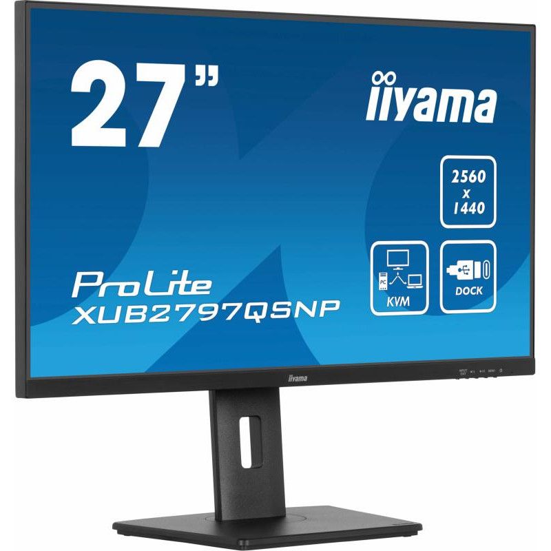 iiyama ProLite XUB2797QSNP-B1 écran plat de PC 68,6 cm (27") 2560 x 1440 pixels Quad HD LED Noir · Moniteur · Informat Sys... (image 4)