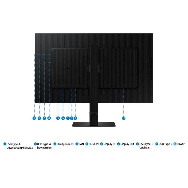 Samsung S60UD écran plat de PC 68,6 cm (27") 2560 x 1440 pixels Quad HD LCD Noir · Moniteur · Informat Systems Strasbourg (image 15)