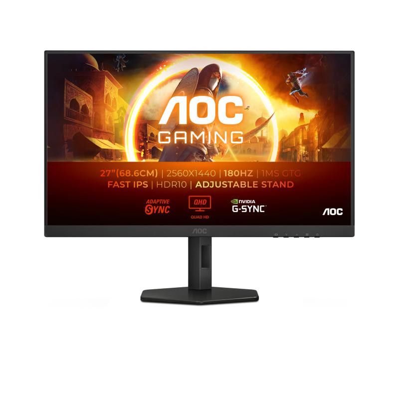 AOC G4 Q27G4XF écran plat de PC 68,6 cm (27") 2560 x 1440 pixels Quad HD LED Noir, Gris · Moniteur · Informat Systems Stra... (image 2)