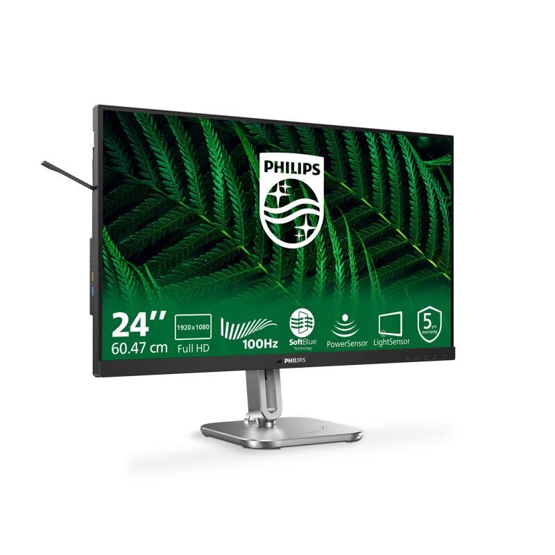 Philips 5000 series 24B2G5200/00 écran plat de PC 60,5 cm (23.8") 1920 x 1080 pixels Full HD LCD Anthracite · Moniteur · I... (image 2)