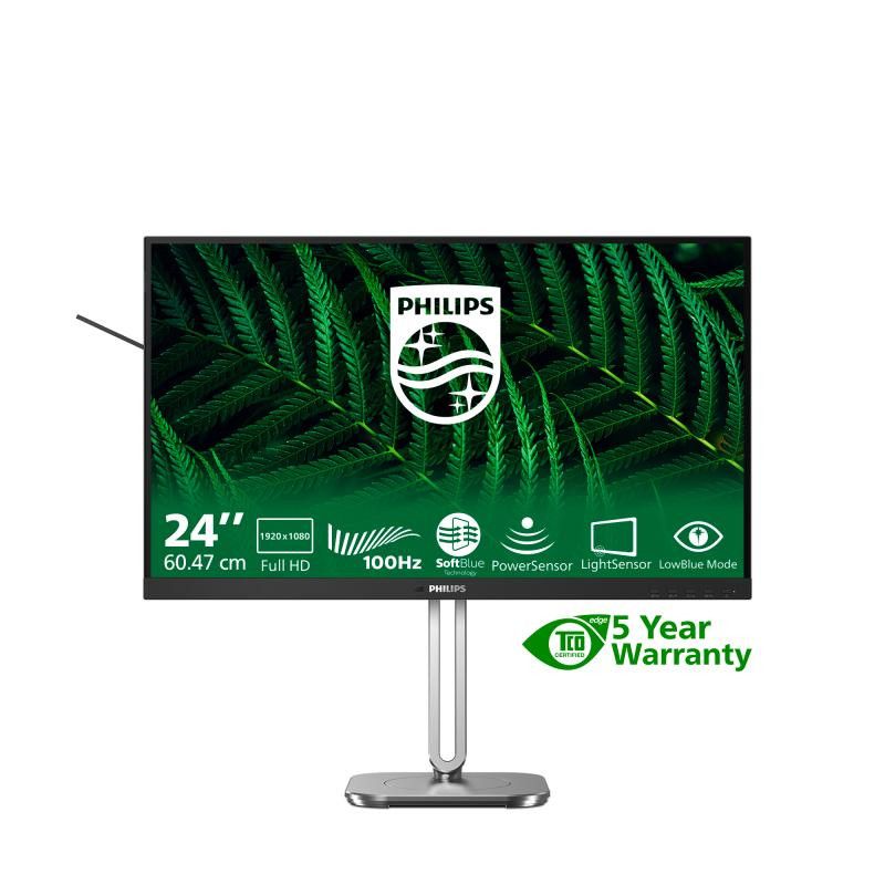 Philips 5000 series 24B2G5200/00 écran plat de PC 60,5 cm (23.8") 1920 x 1080 pixels Full HD LCD Anthracite · Moniteur · I... (image 3)