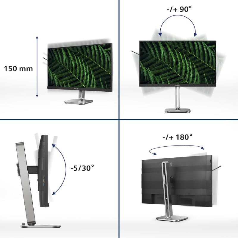 Philips 5000 series 24B2G5200/00 écran plat de PC 60,5 cm (23.8") 1920 x 1080 pixels Full HD LCD Anthracite · Moniteur · I... (image 5)
