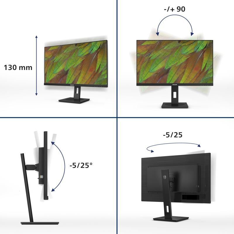 Philips 3000 series 27B1N3800/00 écran plat de PC 68,6 cm (27") 3840 x 2160 pixels 4K Ultra HD LCD Noir · Moniteur · Infor... (image 3)