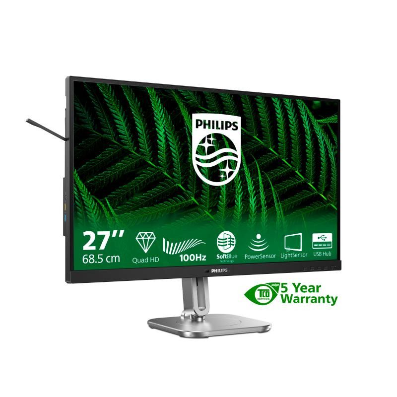 Philips 5000 series 27B2G5500/00 écran plat de PC 68,6 cm (27") 2560 x 1440 pixels Quad HD LCD Anthracite · Moniteur · Inf... (image 4)