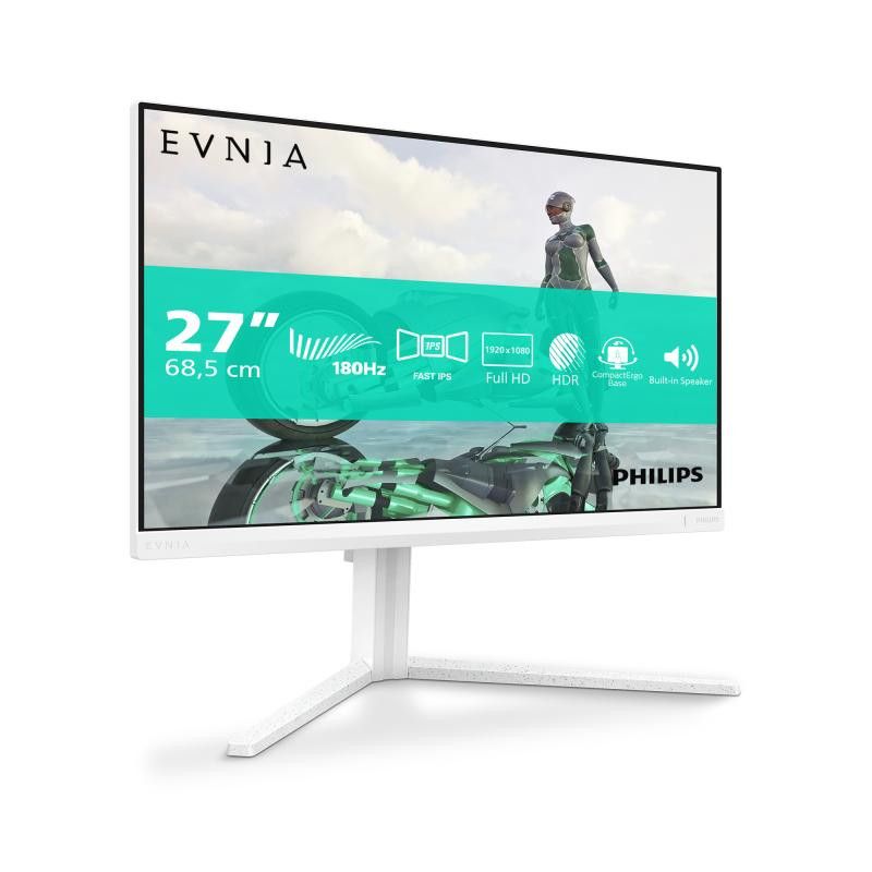 Philips Evnia 27M2N3201A/00 écran plat de PC 68,6 cm (27") 1920 x 1080 pixels Full HD LCD Blanc · Moniteur · Informat Syst... (image 2)