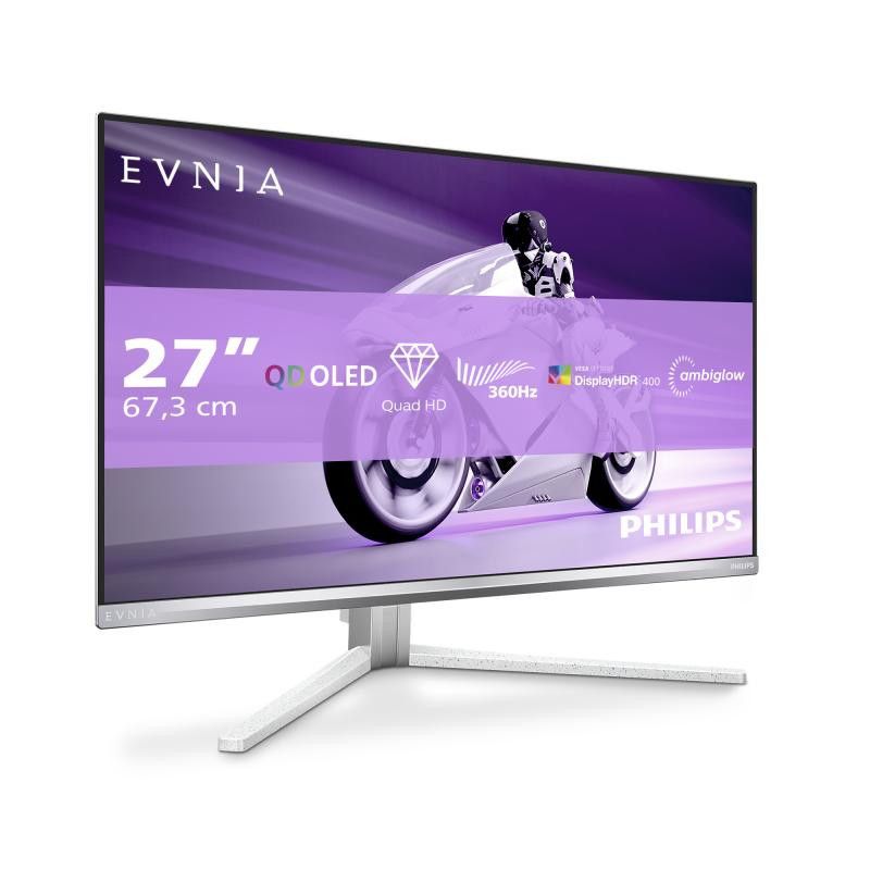 Philips Evnia 8000 27M2N8500/00 écran plat de PC 67,3 cm (26.5") 2560 x 1440 pixels Quad HD QD-OLED Blanc · Moniteur · Inf... (image 15)