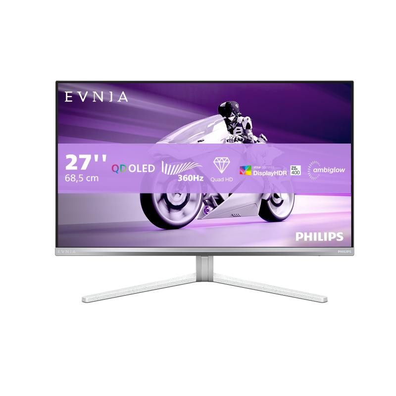 Philips Evnia 8000 27M2N8500/00 écran plat de PC 67,3 cm (26.5") 2560 x 1440 pixels Quad HD QD-OLED Blanc · Moniteur · Inf... (image 10)