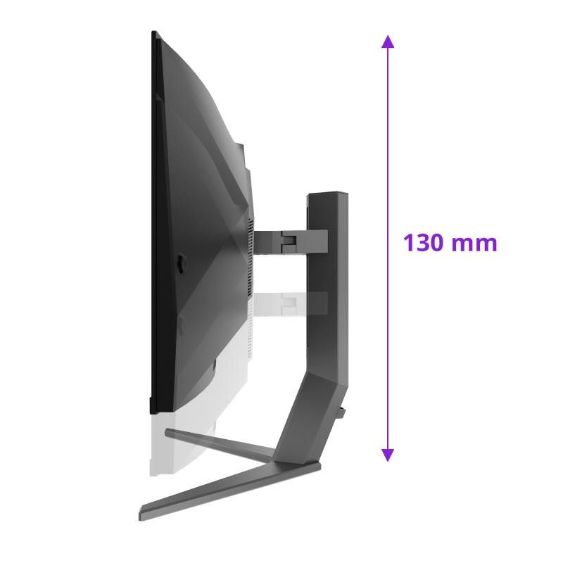 AOC AGON PRO AG346UCD écran plat de PC 86,4 cm (34") 3440 x 1440 pixels Wide Quad HD QD-OLED Noir, Gris · Moniteur · Infor... (image 3)