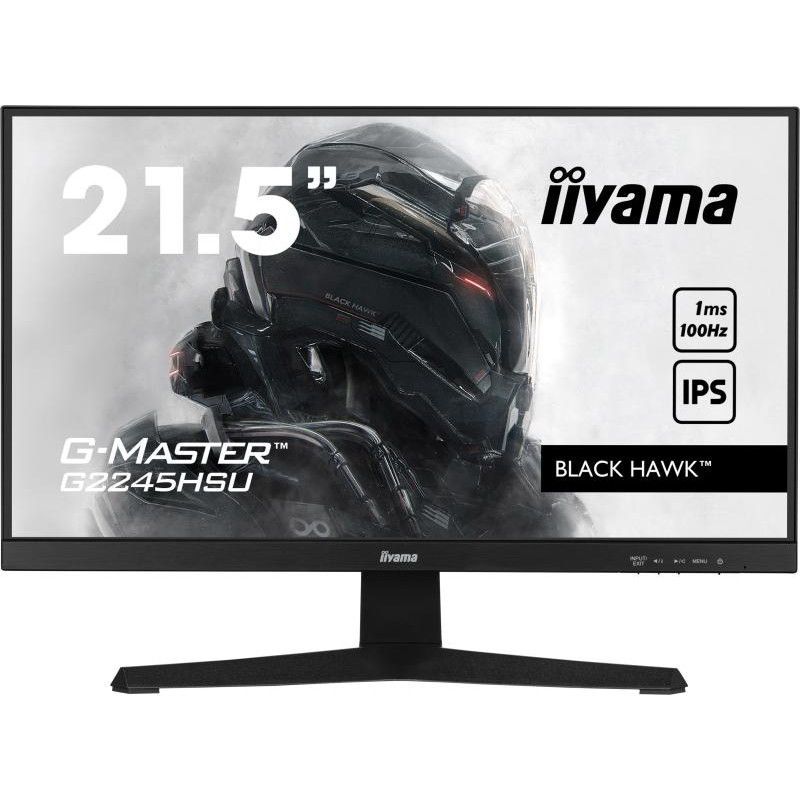 iiyama G-MASTER G2245HSU-B2 écran plat de PC 54,6 cm (21.5") 1920 x 1080 pixels Full HD LED Noir · Moniteur · Informat Sys... (image 2)