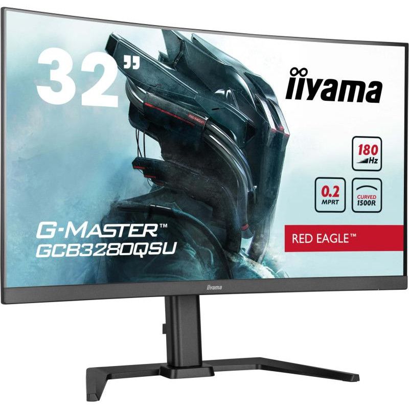 iiyama G-MASTER GCB3280QSU-B2 écran plat de PC 80 cm (31.5") 2560 x 1440 pixels Dual QHD LED Noir · Moniteur · Informat Sy...