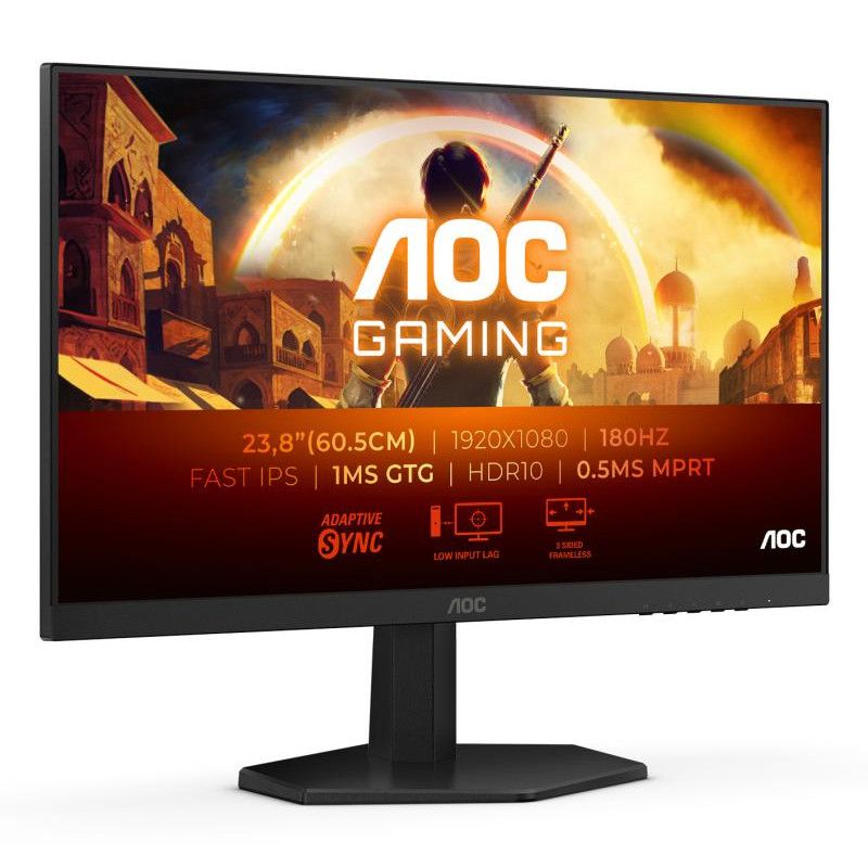 AOC G4 24G42E écran plat de PC 60,5 cm (23.8") 1920 x 1080 pixels Full HD LCD Noir · Moniteur · Informat Systems Strasbourg (image 2)