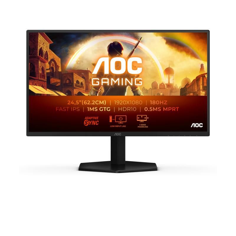 AOC G4 25G42E écran plat de PC 62,2 cm (24.5") 1920 x 1080 pixels Full HD LED Noir, Rouge · Moniteur · Informat Systems St... (image 2)