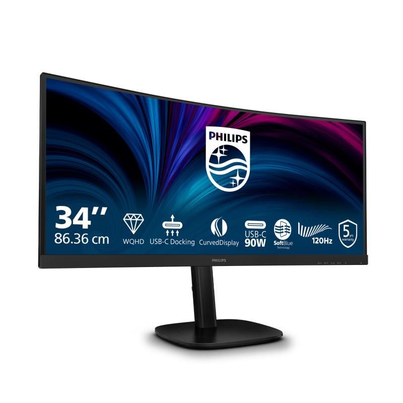 Philips 3000 series 34B2U3600C/00 écran plat de PC 86,4 cm (34") 3440 x 1440 pixels Wide Quad HD LCD Noir · Moniteur · Inf... (image 2)